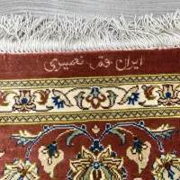 فرش تمام ابریشم دست بافت قم استاد نصیری|فرش|همدان, |دیوار