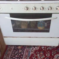 گازپنج شعله ومیز شیشه ای تلویزیون