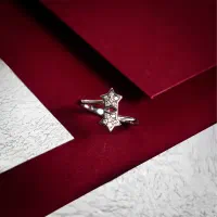 انگشتر زنانه سرایا نقره سرای آلپ