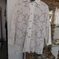 شومیز سفید دانتل