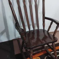 صندلی راکی چوب گردو