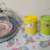 قوری آمریکایی و بشقاب