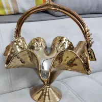 سبد بلور طلایی