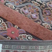فرش شش متری گل برجسته|فرش|اصفهان, باغ دریاچه|دیوار