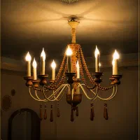 حراج کارخانه لوستر آرتا (چوبی مدرن)