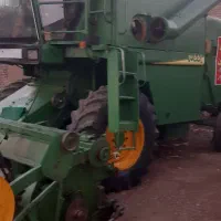 برداشت نخود باکمباین