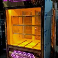 یخچال ایستاده ویترینی آکواریومی مکعبی