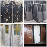 درب پنجرهupvcاهنی دسته دوم نوپله کهنه حیاط انباری