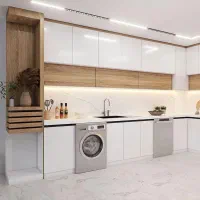 کابینت هایگلاس براق شیشه ای 24587|مصالح و تجهیزات ساختمان|حویق, |دیوار