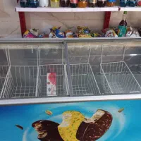 فریزر بستنی ۶۰۰ لیتری کاملا  در حد نو سالم با سبد