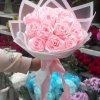 دسته گل و باکس گل روبانی/خواستگاری/هدیه/نامزدی