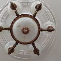 لوستر به همراه لامپ|لوستر و چراغ آویز|اراک, |دیوار