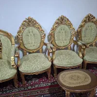 دو دست مبل ۹ نفره|مبلمان خانگی و میز عسلی|خسروشاه, |دیوار