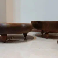 میوه خوری و آجیل خوری  چوب گردو|ظروف سرو و پذیرایی|قدس, شهرک فرزان|دیوار