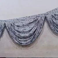 سر پرده در حد نو