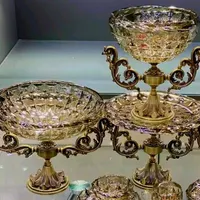 ست ۴۱ پارچه شامپاینی پایه دار