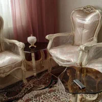 مبل کلاسیک 9نفره مناسب جهیزه|مبلمان خانگی و میز عسلی|خمینی‌شهر, |دیوار