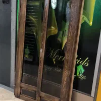 درب چوبی 2 لنگه