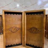 تخته نرد تمام چوب با مهره چوبی