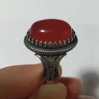 انگشتر عقیق سرخ آبدار - خاص، جذاب و پُر انرژی