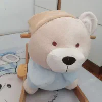 راکر تدی خرسی و صندلی بادی|اسباب و اثاث بچه|نیشابور, گمنام غربی|دیوار