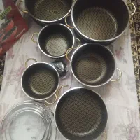 قابلمه نسوز لانه زنبوری ۱۰ پارچه|ظروف پخت‌وپز|تهران, مشیریه|دیوار