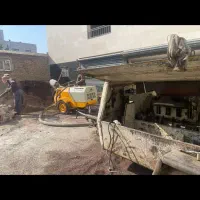 کف سازی اسکرید و انتقال مصالح