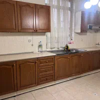 کابینت فلزی با درب چوبی