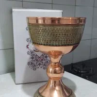 شکلات خوری مسی و مینا کاری شده