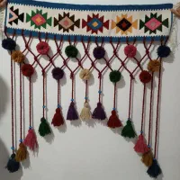 پرده دستباف سنتی|پرده، رانر، رومیزی|اسحاق آباد, |دیوار