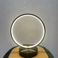 آباژور دایره ای مدرن سه حالته با ریموت