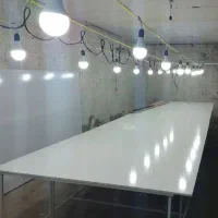 میز برش ،قیچی ،قفسه پارچه ،میز بغل چرخ، قدزن