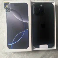 ایفون ۱۶ پرومکس دو سیم۲۵۶ zaa مشکی نو