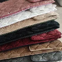 تشک مسافرتی مخمل کبریتی با روبالشی