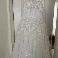 لباس عروس با دانتل فرانسوی سایز ۴۲|لباس|تهران, باغ فیض|دیوار