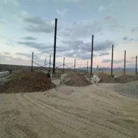 زمین شهرک صنعتی بهمراه سوله و اب برق