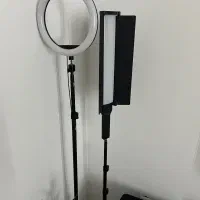 لایت خطی و رینگ لایت برای تولید محتوا|دوربین عکاسی و فیلم‌برداری|لنگرود, |دیوار