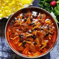 پلو خورشت خلال بادام کرمانشاهی|خوردنی و آشامیدنی|ساری, |دیوار