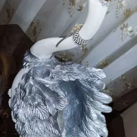 مجسمه قو شکلات خوری|مجسمه، تندیس، ماکت|خرم‌آباد, |دیوار