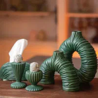 فروش ویژه گلدان دوناتی و جاشمعی