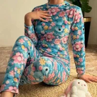 ست بلوز و شلوار مخمل روباهی به قیمت عمده|لباس|اردکان, |دیوار