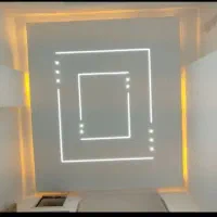 نقاشی روی کناف و آهن آلات و کناف بتونه کاری