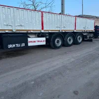 تریلی کفی لبه دار کمپرسی ترانزیت چادری