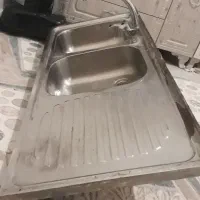 سینک دوقلو شیر شلنگ سیفون