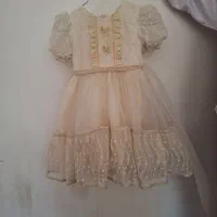 لباس توری دخترانه 7 تا 8 سال خارجی و کاملا نو|لباس|نورآباد, |دیوار