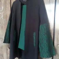 مانتو و پیراهن و شال مجلسی نو معاوضه پارچه چادر