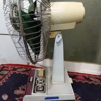 پنکه تمام فلزی پارس خزر قدیمی عتیقه سالم و تمیز|پنکه و تصفیه‌کنندهٔ هوا|اصفهان, شیخ اشراق|دیوار