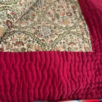 لحاف پنبهای مخمل و ترمه|رختخواب، بالش، پتو|کرمان, |دیوار