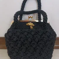 کیف مکرومه زیبا