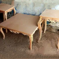 میز جلو مبلی عسلی چوب گردو میزجلومبلی